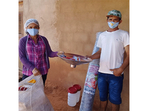 Esplar orienta entrega segura de materiais durante isolamento social em Quiterian&oacute;polis