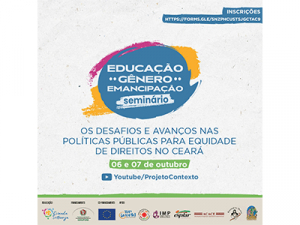 Seminário debate equidade de gênero nas escolas do Ceará