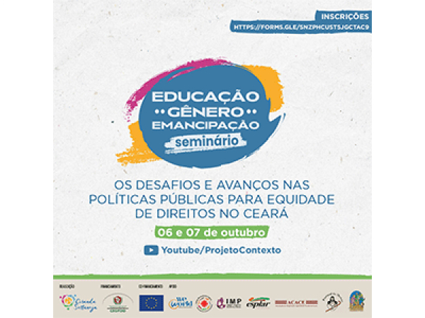 Semin&aacute;rio debate equidade de g&ecirc;nero nas escolas do Cear&aacute;